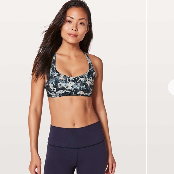 Lululemon Free to Be Serene Sports Bra in Spring Bloom Bin E - Picture 2 of 8